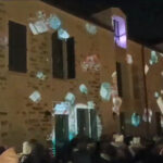 Mapping vidéo du marché de Noël